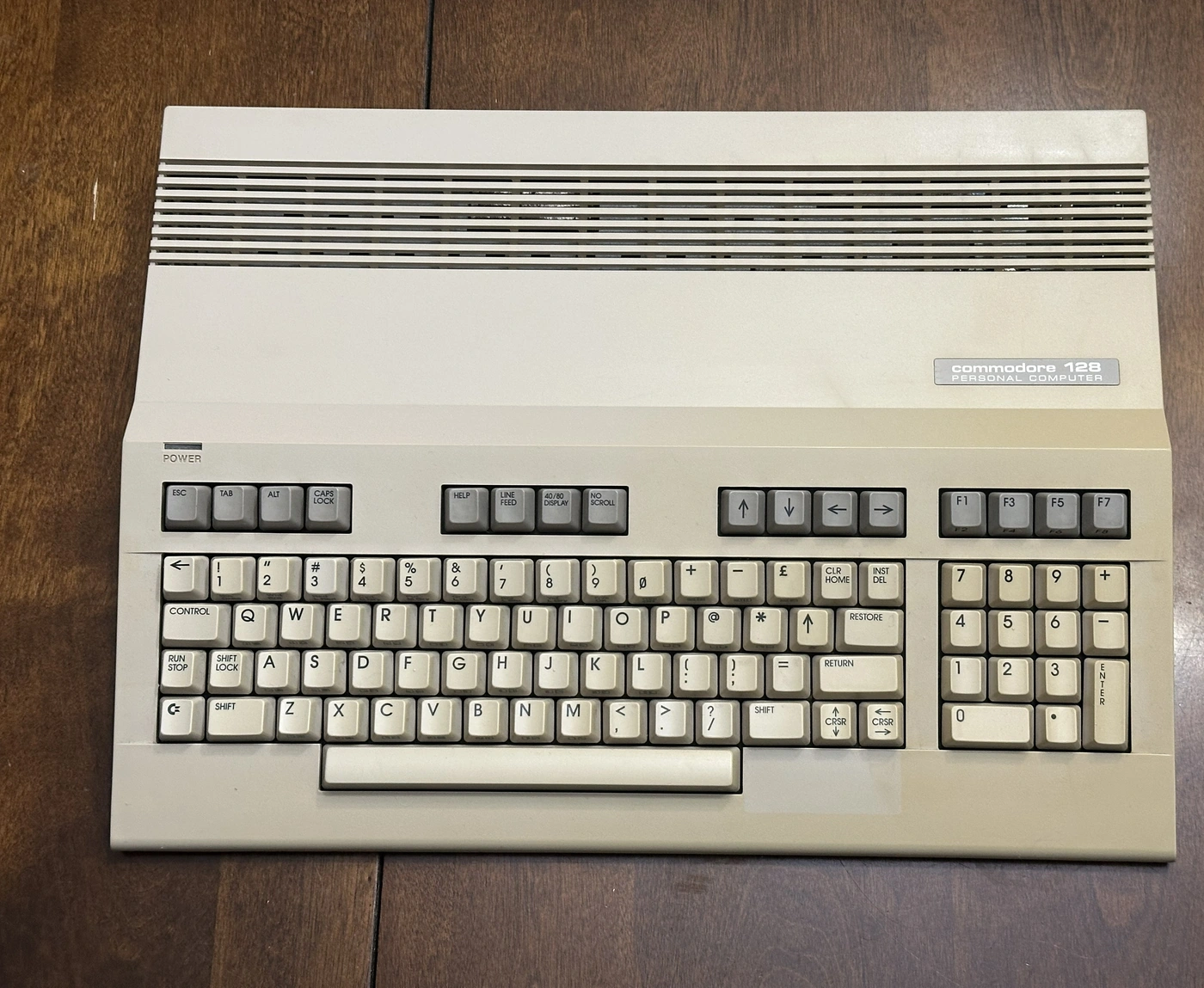 Commodore 128 in 2026, badge